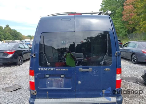 2010 Ford Transit Connect Xlt from USA, damaged, VIN NM0LS7DN1AT011561